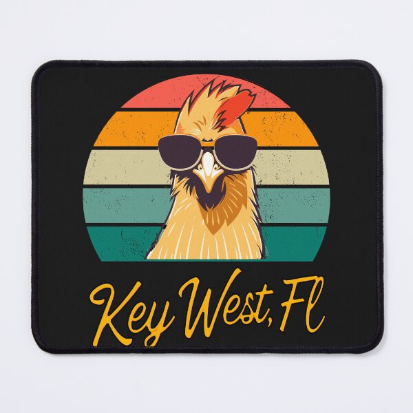 Item preview, Key West Rooster and Retro Sunset for family vacation in Florida designed and sold by erozzz.