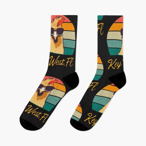 Item preview, Key West Rooster and Retro Sunset for family vacation in Florida  designed and sold by erozzz.