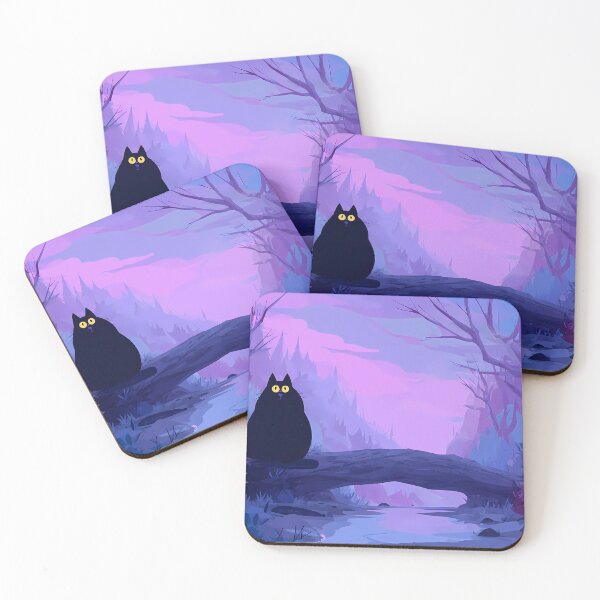 Item preview, Cat Charming Landscapes Whimsical Characters Colorful Art Design designed and sold by ART ATTACK ZONE.