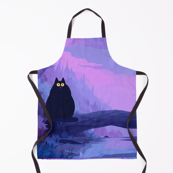 Item preview, Cat Charming Landscapes Whimsical Characters Colorful Art Design designed and sold by ART ATTACK ZONE.