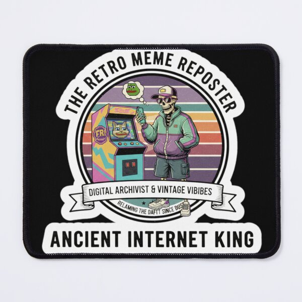 Item preview, Retro Meme Reposter designed and sold by RobertoBL.