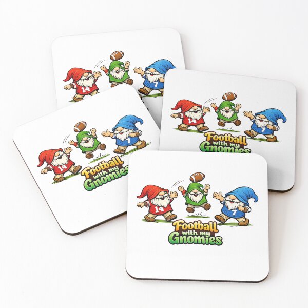 Item preview, Football with My Gnomies – Funny Gnome Football Art designed and sold by Moriarty's Digital Visions.