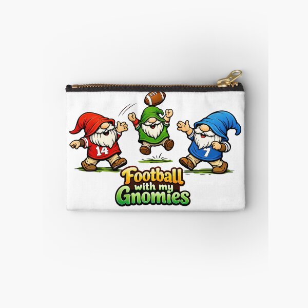 Item preview, Football with My Gnomies – Funny Gnome Football Art designed and sold by Moriarty's Digital Visions.