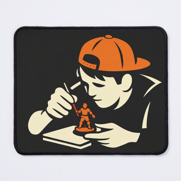 Item preview, Miniature Painter Focused at Work designed and sold by DrizzyV.