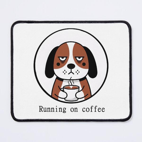 Item preview, Running on coffe – Relatable Burnout  designed and sold by sillyweas.