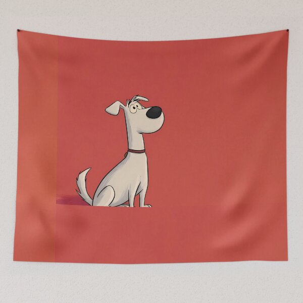 Item preview, Dog Charming Landscapes Whimsical Characters Colorful Art Design designed and sold by ART ATTACK ZONE.