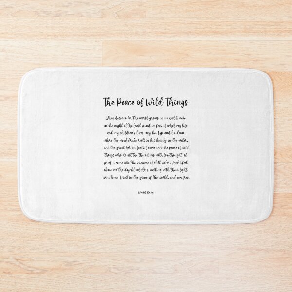 Item preview, The Peace of Wild Things when despair for the world grows in me and designed and sold by corbrand.