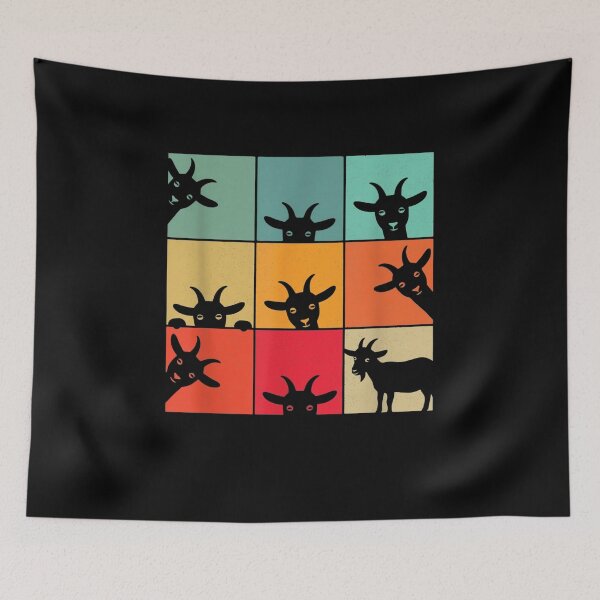 Item preview, Goats Peeking Farm Animal Lover designed and sold by salmzouriart.