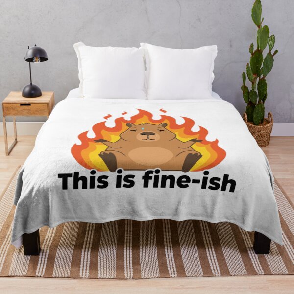 Item preview, Zen Capybara Fire Meditation designed and sold by DisignByPrince.
