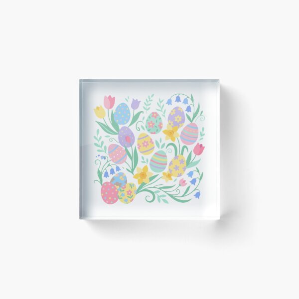 Item preview, Cute Pastel Easter Floral Spring Bloom Flat Vector designed and sold by chattsuede.