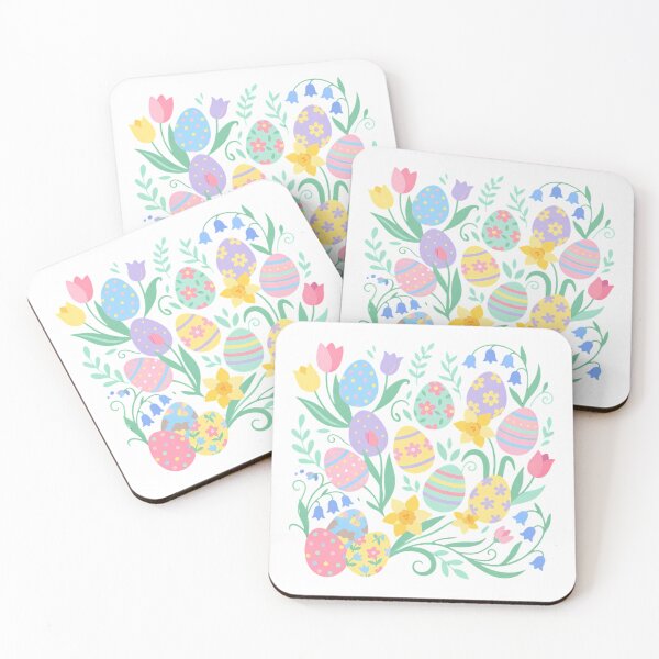 Item preview, Cute Pastel Easter Floral Spring Bloom Flat Vector designed and sold by chattsuede.