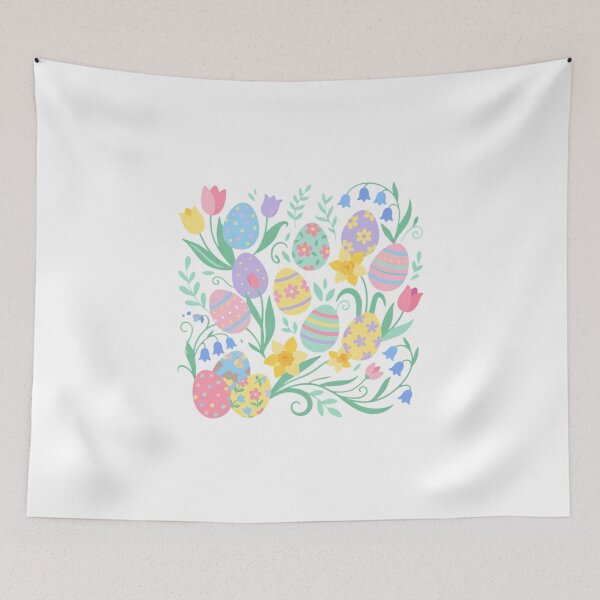 Item preview, Cute Pastel Easter Floral Spring Bloom Flat Vector designed and sold by chattsuede.