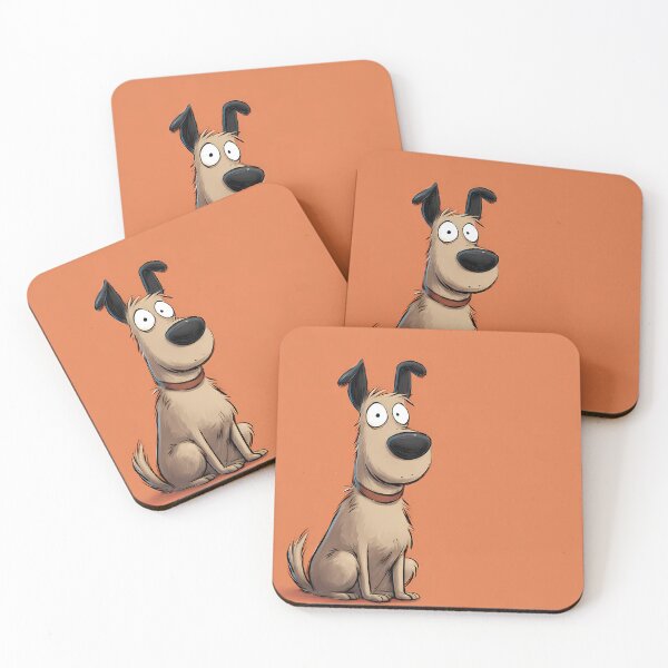 Item preview, Orange Doggy Landscapes Whimsical Characters Colorful Art Design designed and sold by ART ATTACK ZONE.
