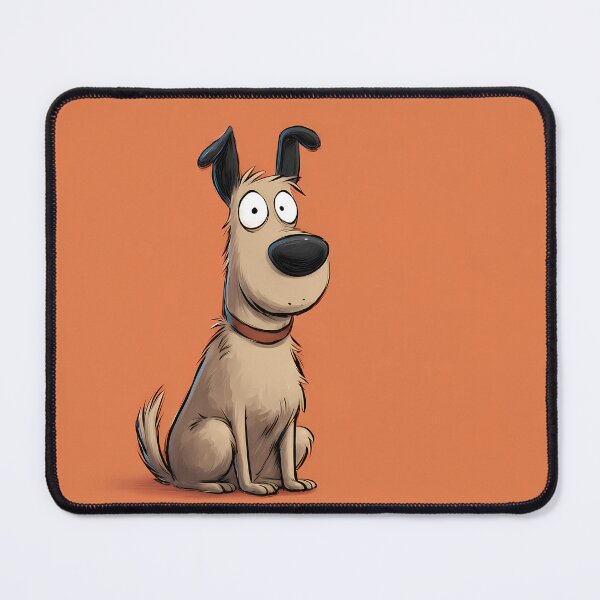 Item preview, Orange Doggy Landscapes Whimsical Characters Colorful Art Design designed and sold by ART ATTACK ZONE.