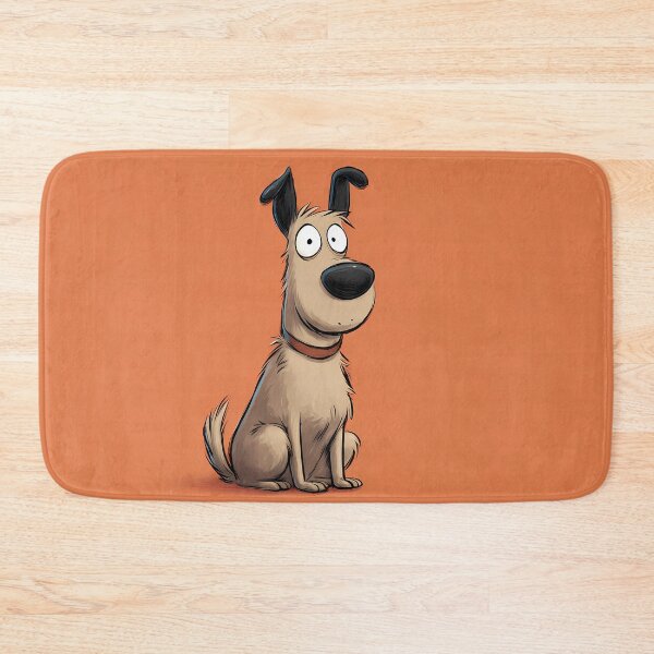 Item preview, Orange Doggy Landscapes Whimsical Characters Colorful Art Design designed and sold by ART ATTACK ZONE.