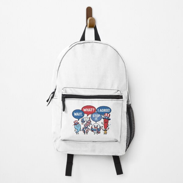 Item preview, Funny Patriotic Punctuation Dialogue Cartoon Whimsical Kawaii designed and sold by chattsuede.