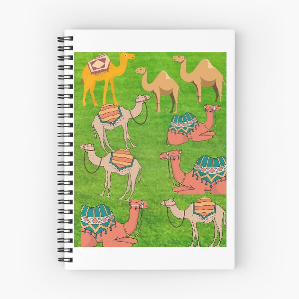 Artikelvorschau, Niedliche Kamelbabys auf grünem Gras – Ästhetische Illustration aus der Natur und der Wüste entworfen und verkauft von magic Baseta.