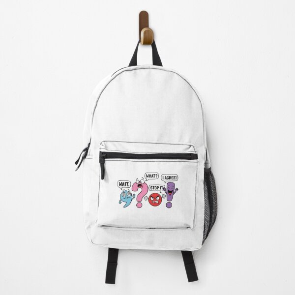 Item preview, Funny Punctuation Wait What Stop It I Agree Cartoon Grammar Lover designed and sold by chattsuede.