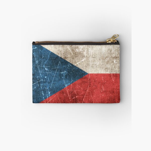 Item preview, Vintage Aged and Scratched Czech Republic Flag designed and sold by JeffBartels.
