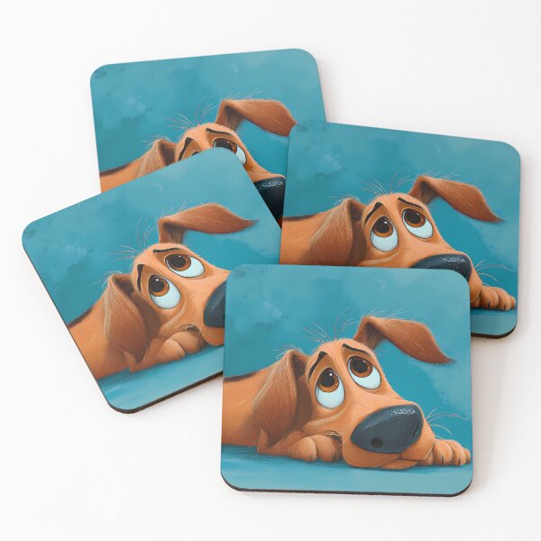 Item preview, Thinking Dog Landscapes Whimsical Characters Colorful Art Design designed and sold by ART ATTACK ZONE.