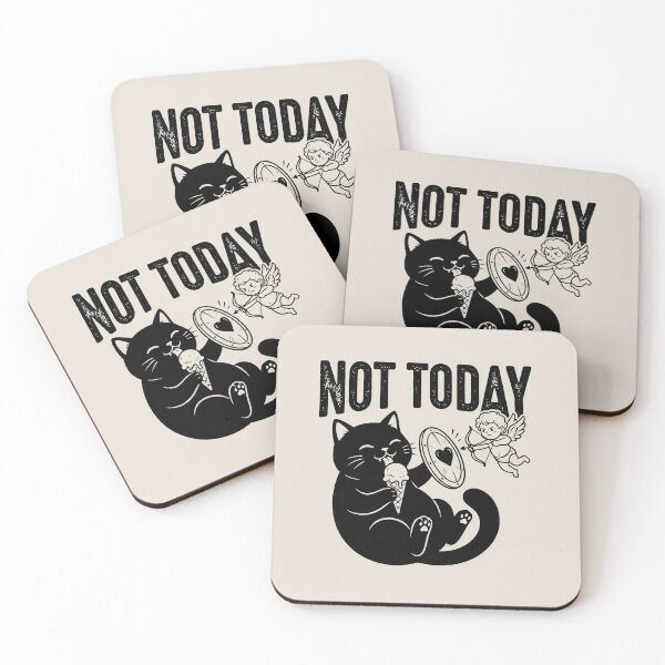Item preview, Not Today Cat – Funny Lazy Cat Anti Love Shirt - Light designed and sold by dbNIGHT.