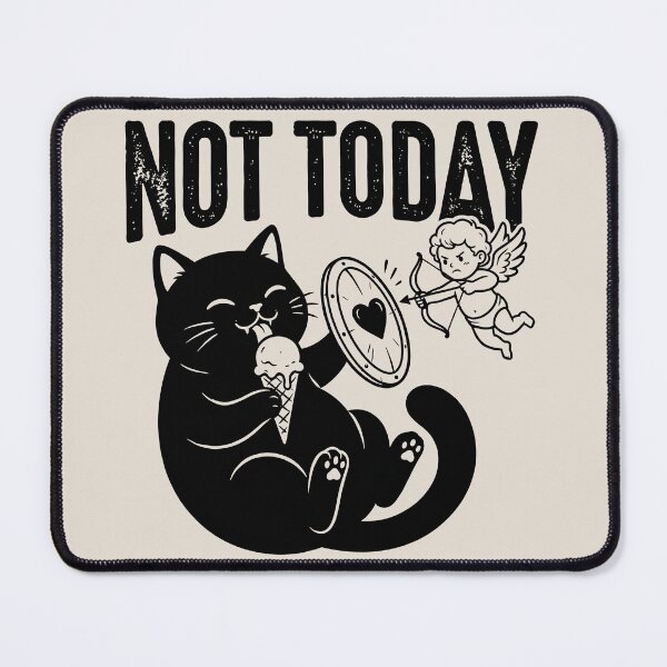 Item preview, Not Today Cat – Funny Lazy Cat Anti Love Shirt - Light designed and sold by dbNIGHT.