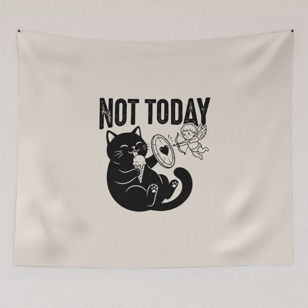 Item preview, Not Today Cat – Funny Lazy Cat Anti Love Shirt - Light designed and sold by dbNIGHT.