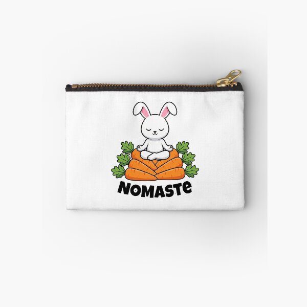 Item preview, NOMaste yoga bunny cute cartoon kawaii designed and sold by chattsuede.