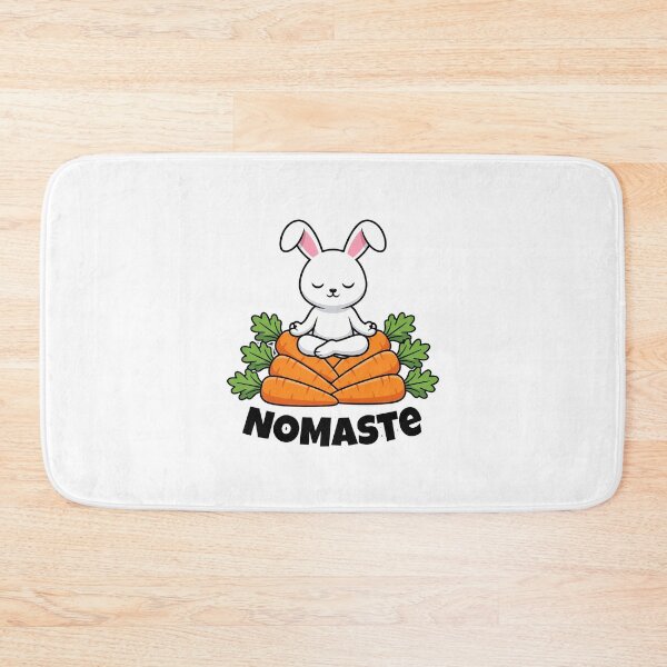 Item preview, NOMaste yoga bunny cute cartoon kawaii designed and sold by chattsuede.