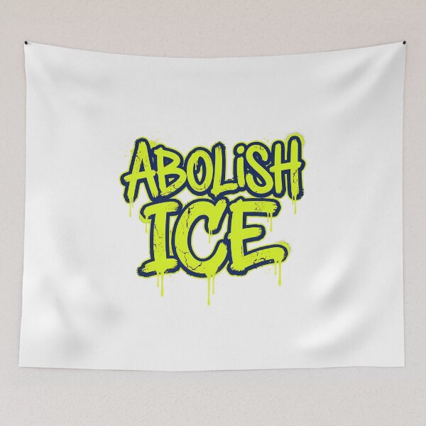 Item preview, Abolish ICE Graffiti Protest urban distressed activist designed and sold by chattsuede.