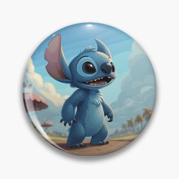 Item preview, Stitch with backround in anime style designed and sold by Danime Planet.
