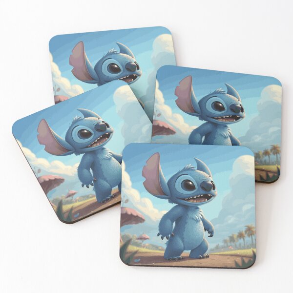 Item preview, Stitch with backround in anime style designed and sold by Danime Planet.
