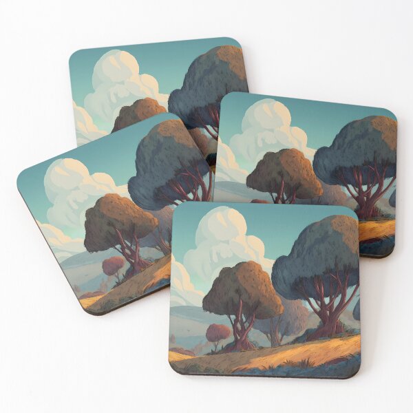 Item preview, Brown Nature Landscapes Whimsical Characters Colorful Art Design designed and sold by ART ATTACK ZONE.