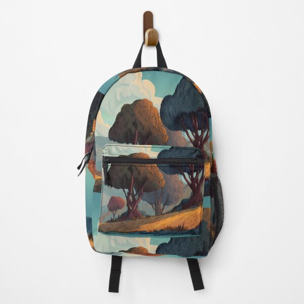 Item preview, Brown Nature Landscapes Whimsical Characters Colorful Art Design designed and sold by ART ATTACK ZONE.