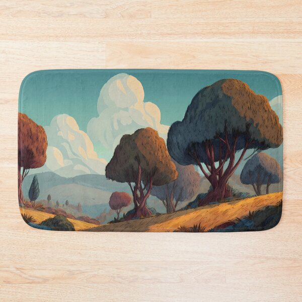 Item preview, Brown Nature Landscapes Whimsical Characters Colorful Art Design designed and sold by ART ATTACK ZONE.