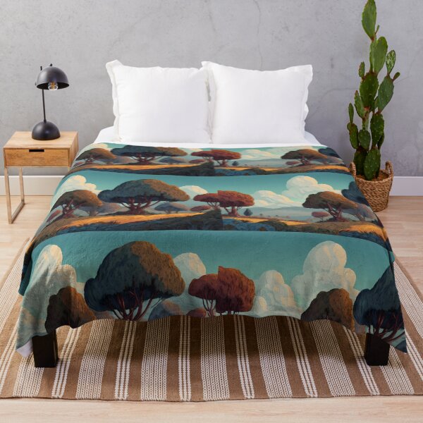 Item preview, Brown Nature Landscapes Whimsical Characters Colorful Art Design designed and sold by ART ATTACK ZONE.