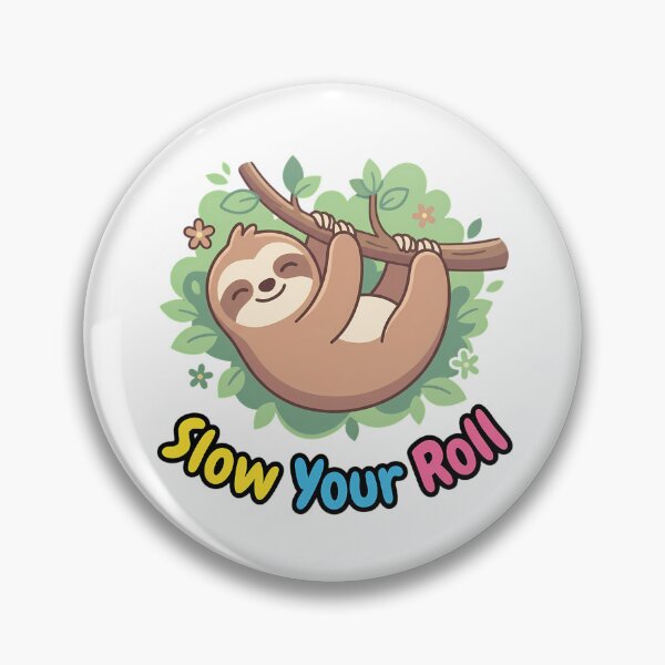 Item preview, slow your roll meditation cute vector minimalist designed and sold by chattsuede.