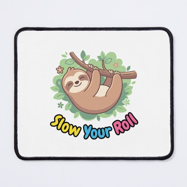 Item preview, slow your roll meditation cute vector minimalist designed and sold by chattsuede.