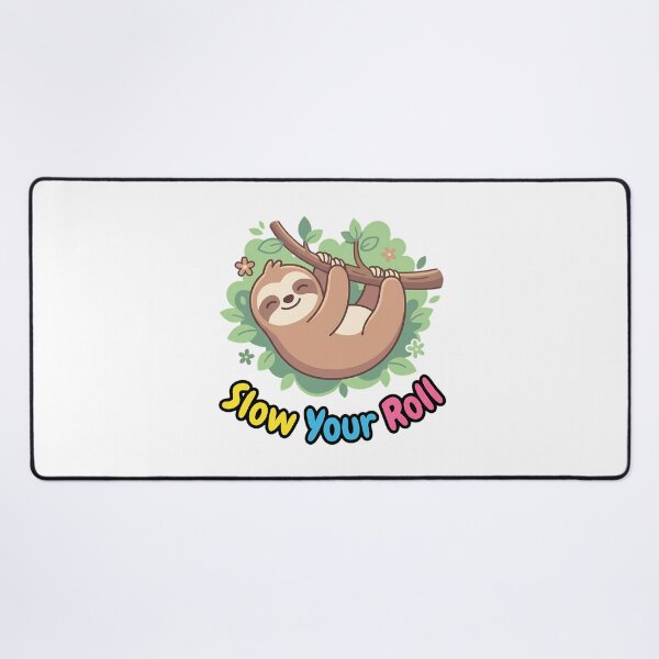 Item preview, slow your roll meditation cute vector minimalist designed and sold by chattsuede.