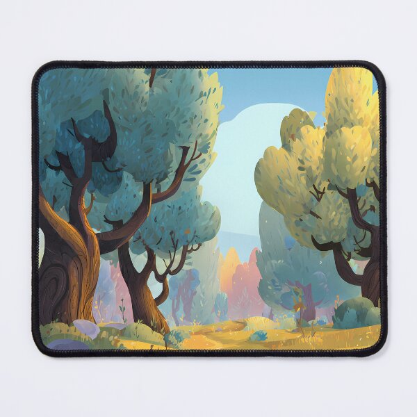 Item preview, Calm Nature Landscapes Whimsical Characters Colorful Art Design designed and sold by ART ATTACK ZONE.