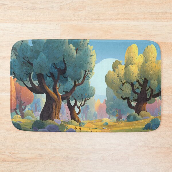 Item preview, Calm Nature Landscapes Whimsical Characters Colorful Art Design designed and sold by ART ATTACK ZONE.