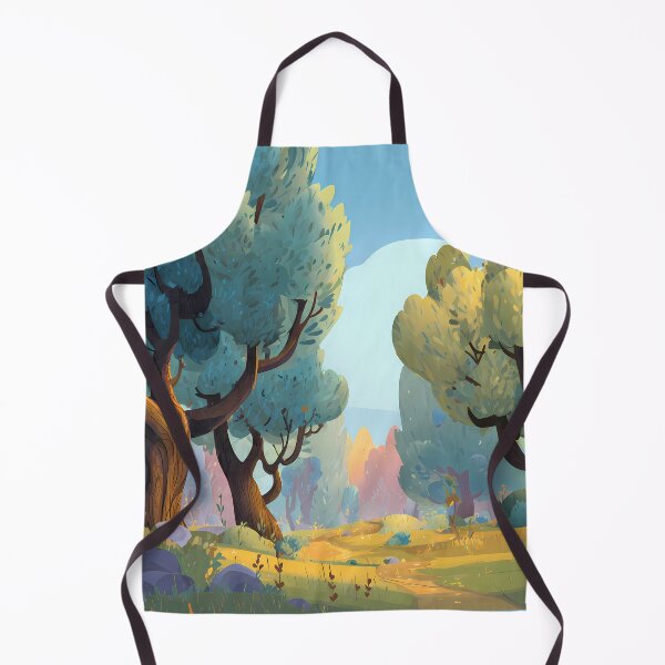Item preview, Calm Nature Landscapes Whimsical Characters Colorful Art Design designed and sold by ART ATTACK ZONE.