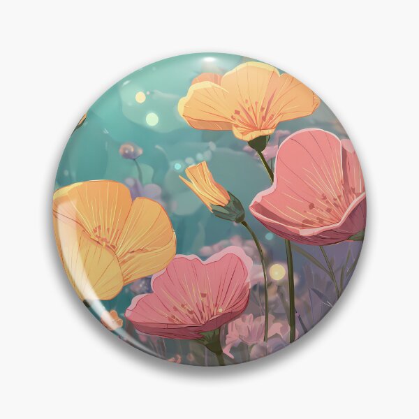 Item preview, Flowers Charming Landscapes Whimsical Characters Colorful Art Design designed and sold by ART ATTACK ZONE.