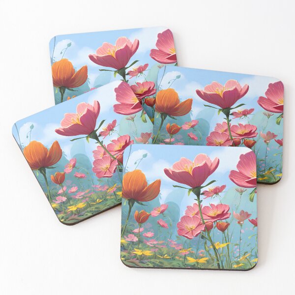 Item preview, Roses Charming Landscapes Whimsical Characters Colorful Art Design designed and sold by ART ATTACK ZONE.