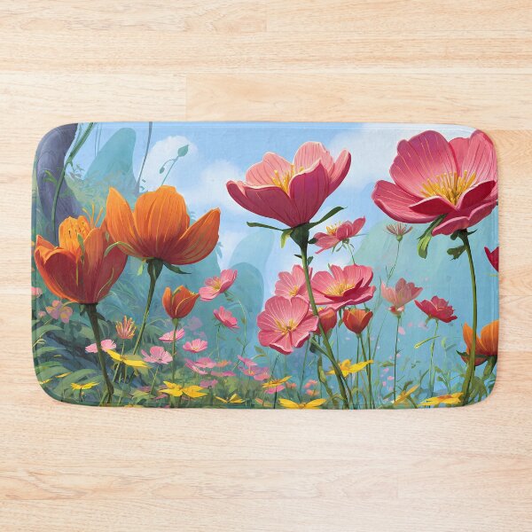 Item preview, Roses Charming Landscapes Whimsical Characters Colorful Art Design designed and sold by ART ATTACK ZONE.