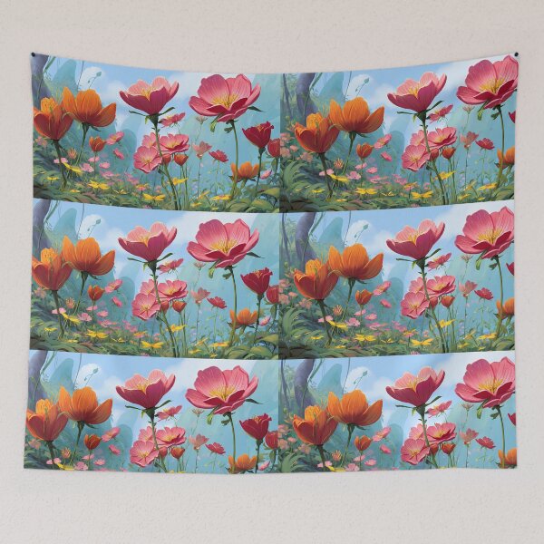 Item preview, Roses Charming Landscapes Whimsical Characters Colorful Art Design designed and sold by ART ATTACK ZONE.