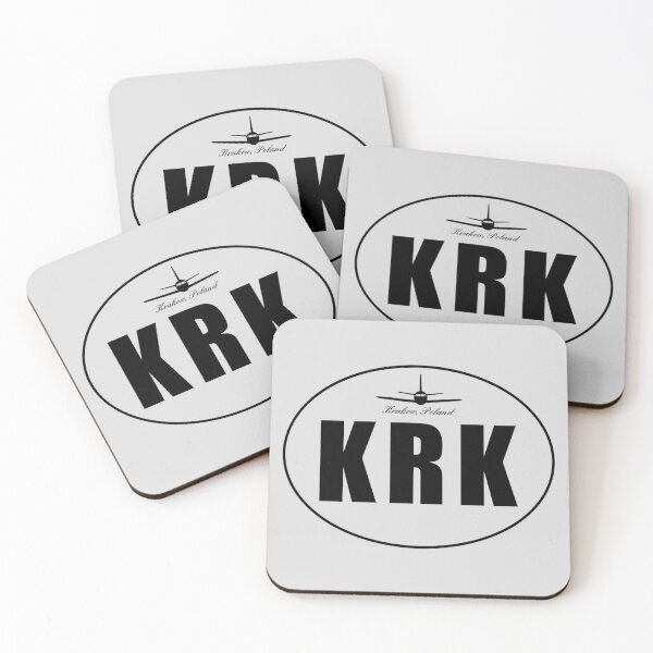 Item preview, KRK Krakow Poland Airport Code designed and sold by Lartheviking.