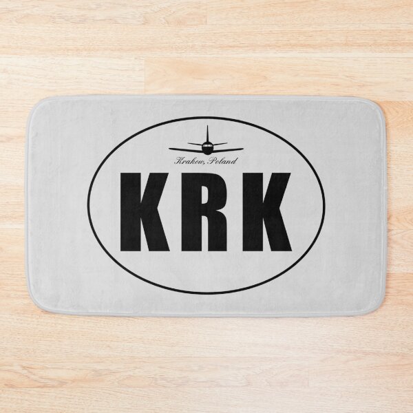 Item preview, KRK Krakow Poland Airport Code designed and sold by Lartheviking.