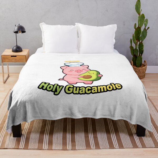 Item preview, Holy Guacamole Pig Avocado Cute Cartoon Foodie Humor designed and sold by chattsuede.