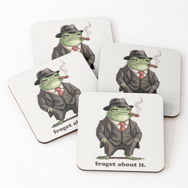 Item preview, Funny Gangster Frog Meme - Frog Smoking Cigar designed and sold by Eh Plus Designs.